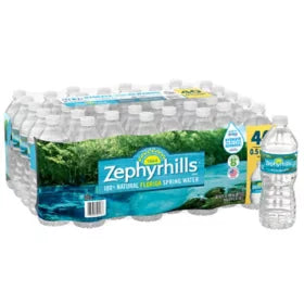 Zephyrhills 100% Natural Spring Water 16.9 fl. oz., 40 pk. Beverages, Candy, and Food