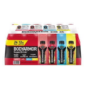 BODYARMOR Sports Drink Variety Pack 12 fl. oz., 24 pk. Beverages, Candy, and Food