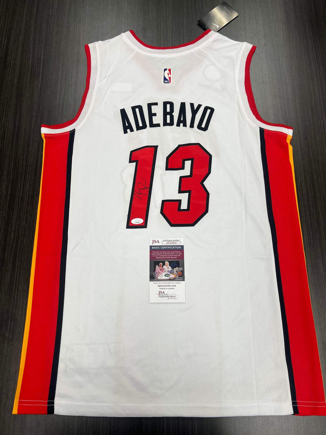 Miami Heat BAM ADEBAYO Autograph Jersey Collectibles