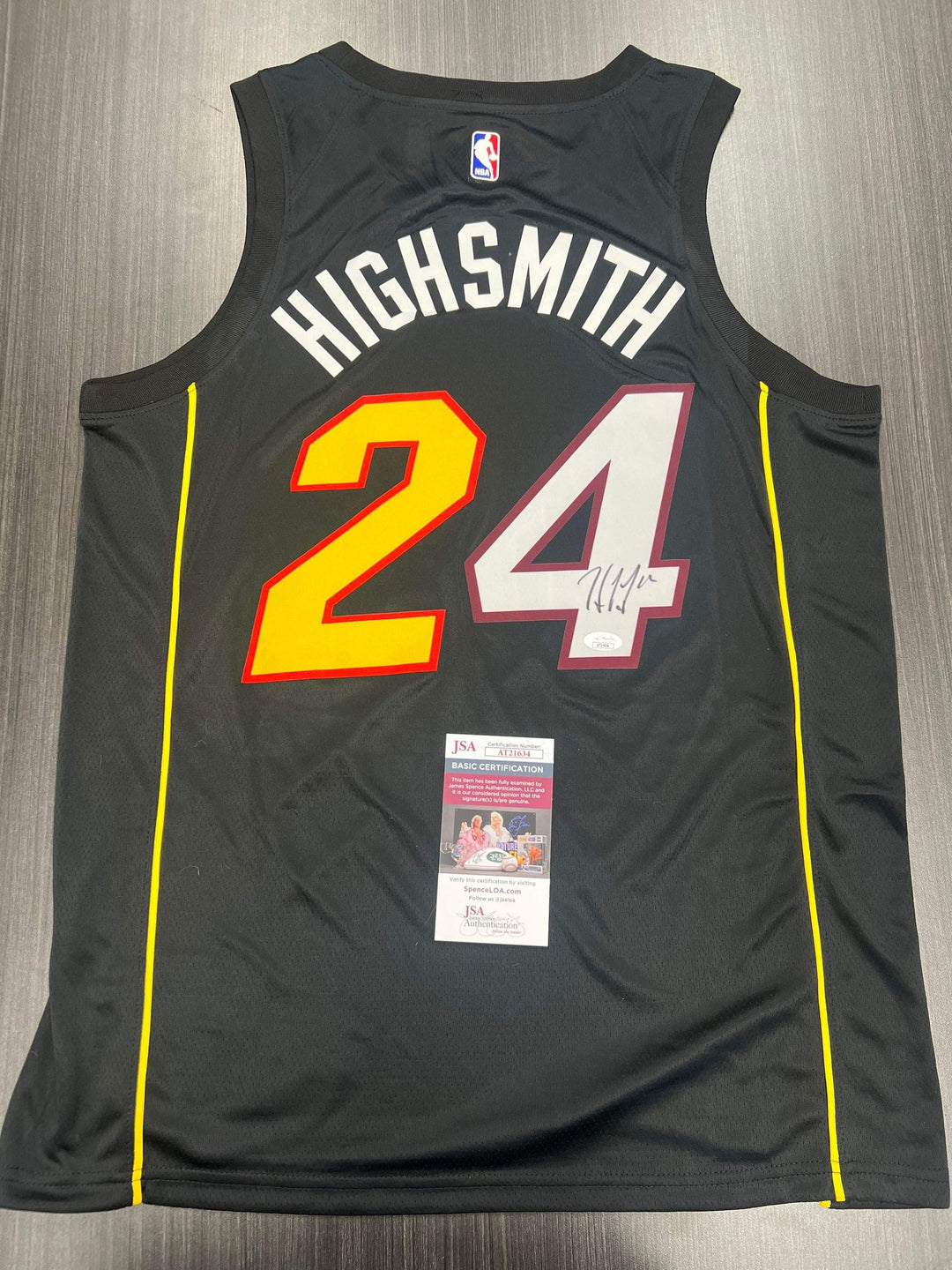 Miami Heat HAYWOOD HIGHSMITH Autograph Jersey Collectibles