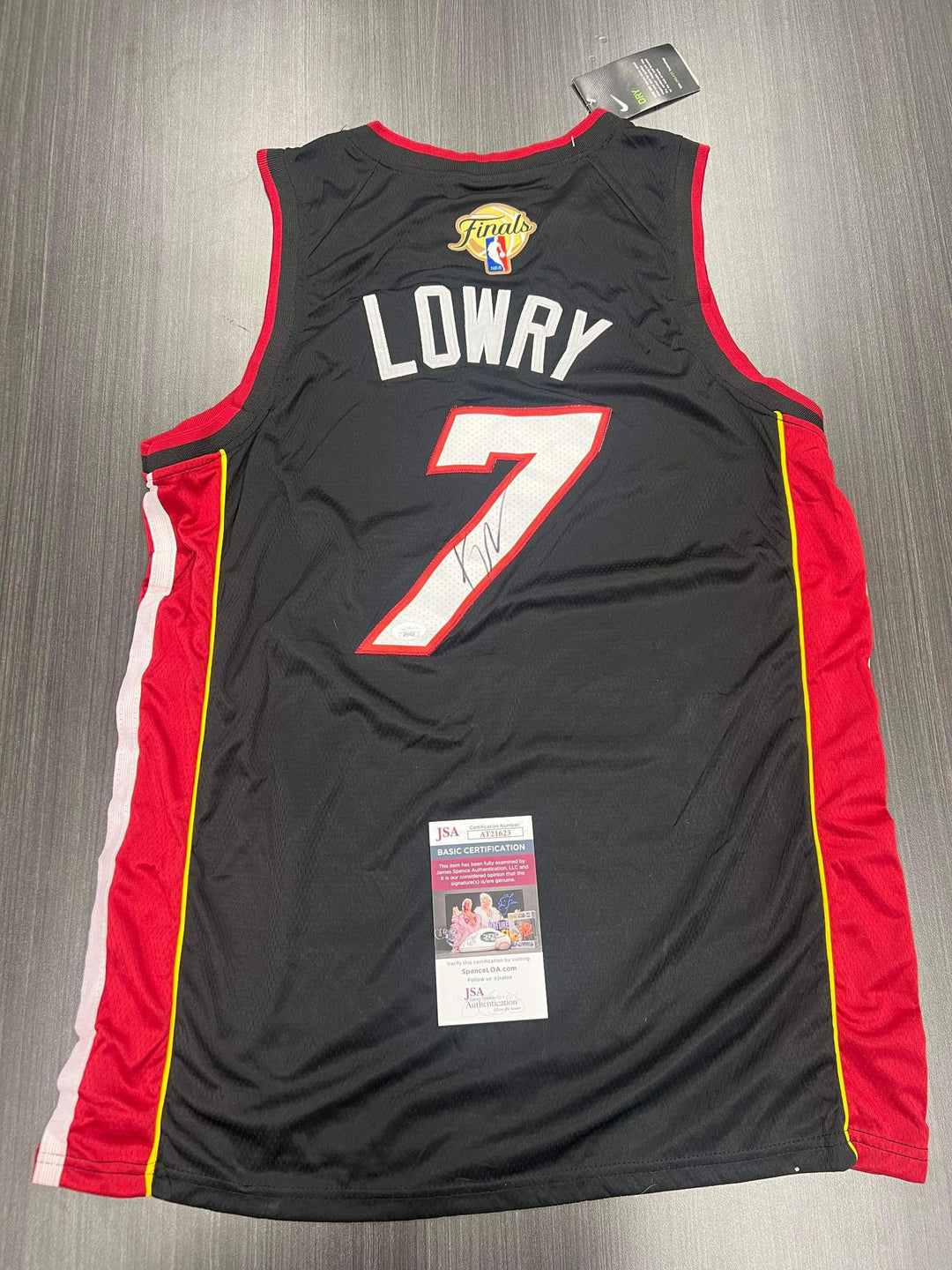 Miami Heat Kyle Lowry Autograph Jersey Collectibles