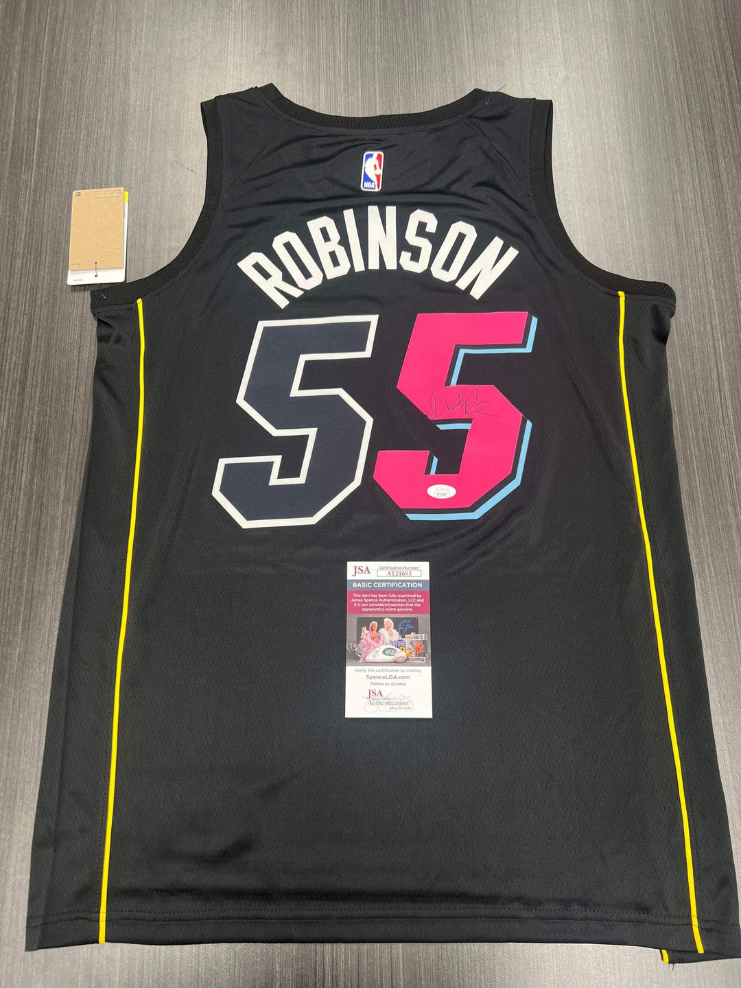 Miami Heat DUNCAN ROBINSON Autograph Jersey Collectibles