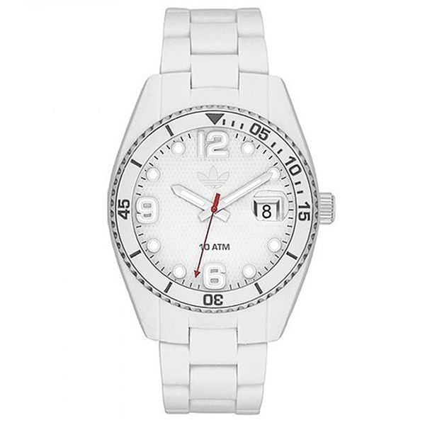 ADIDAS ANALOG WHITE DIAL UNISEX WATCH ADH6158 Watch Universe USA