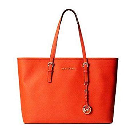 jet set travel large multifunction carryall tote bag michael kors Women HANDBAG 30S3GTVT6L ORANGE – Watch Universe USA
