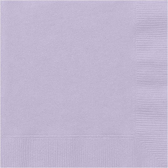PARTY SUPPLIES 24 LAVENDER LUNCH NAPKIN