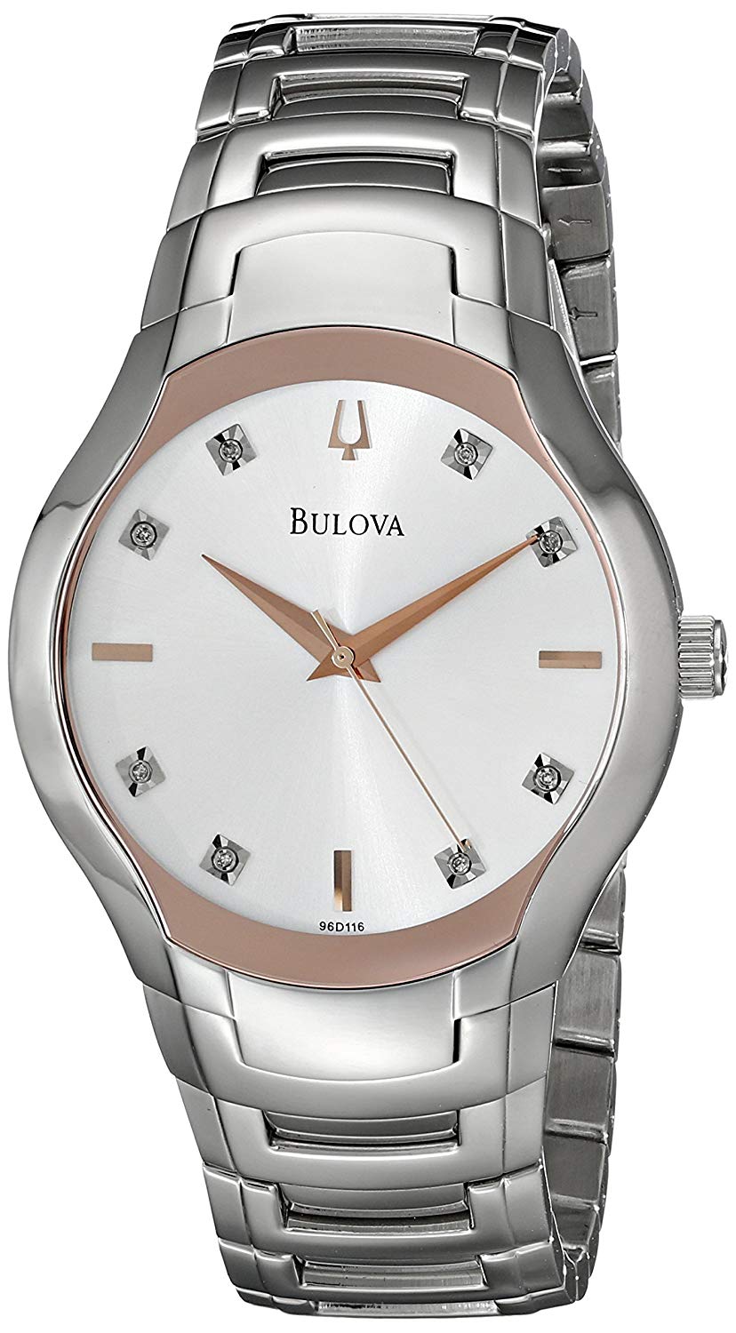 BULOVA Men's Bulova Diamond Dress WATCH MODEL 96D116