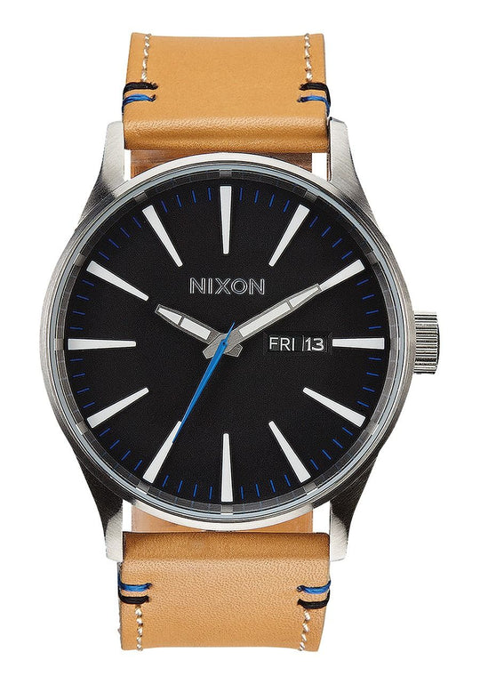 NIXON Men's Watch SENTRY LEATHER , 42 MM A105-1602-00