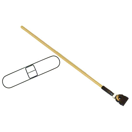 Janitorial Supplies CLEANING Abco Tie On Dust Mop Frames & Clip on Handle Complete Kit