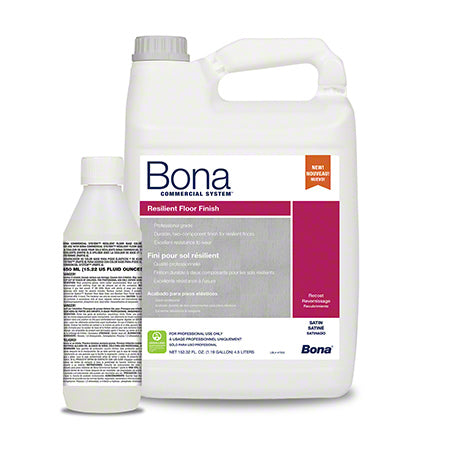 JANITORIAL SUPPLIES CHEMICALS Bona® Commercial System™ Resilient Floor Finish - Satin BON-ES200620015