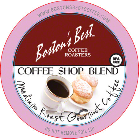 Food Service BEVERAGE SUPPLY Boston's Best™ Coffee Shop Medium Single Serve Cup BOST-101031