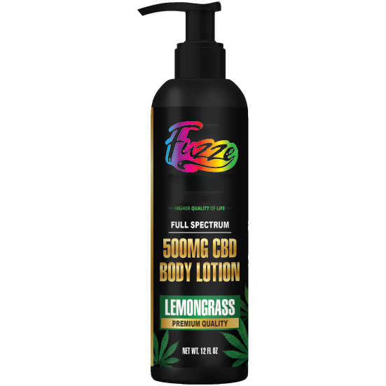 SHOWER ESSENTIALS Health & Body CBD Body Lotion- Lemongrass 500mg