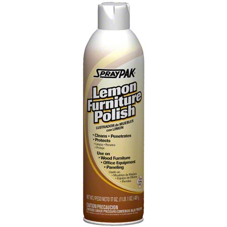 JANITORIAL SUPPLIES CHEMICALS SprayPak® Furniture Polish - 17 oz. SPR-4109
