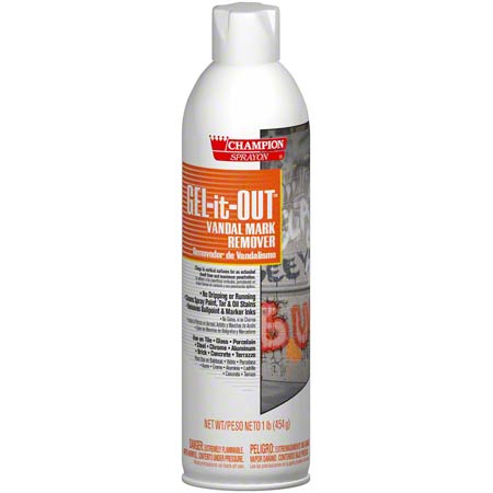 JANITORIAL SUPPLIES CHEMICALS Champion Sprayon® Gel-it-Out™ Vandalism Remover - 16 oz CHAS-5145