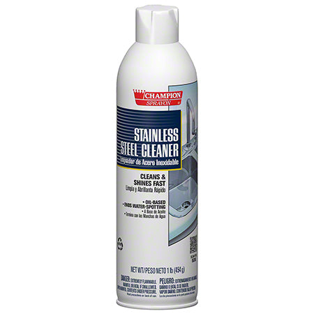 JANITORIAL SUPPLIES CHEMICALS Champion Sprayon® Oil Based Stainless Steel Cleaner-16 oz. CHAS-5197