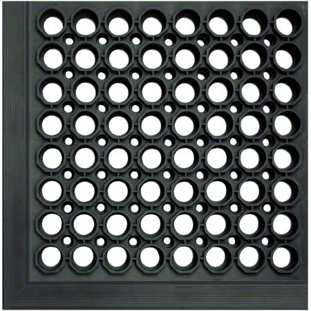 Janitorial Supplies MATTING Crown Safewalk-Light™ General Purpose Mat -3'5', Black CWN-WSCT35BK