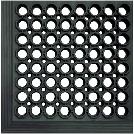 Janitorial Supplies MATTING  Crown Safewalk-Light™ General Purpose Mat -3'5', Black CWN-WSCT35BK