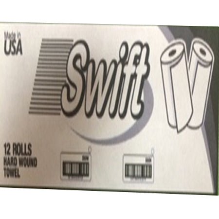 Janitorial Supplies Paper Swift Hardwound Kraft Roll Towels - 8" x 350' SWT-350K