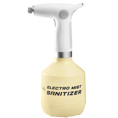 jANITORIAL SUPPLIES CHEMICALS Electrostatic Mist Battery Automatic Spray w/White/Beige Bottle SLJS-ELECTROMIST BEI