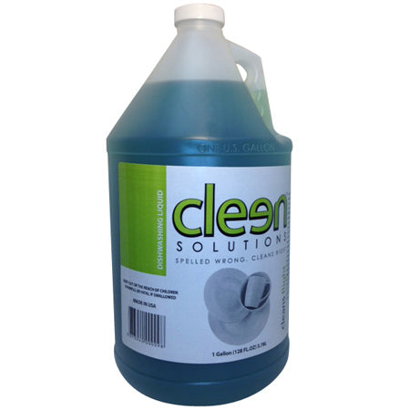 JANITORIAL SUPPLIES CHEMICALS Cleen Solutions Evergreen/Fantasy Dish Soap - Gal. CLEEN-DISHWASHING LQ