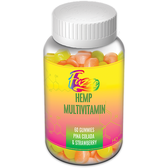 HEMP Health & Body Fuzze Multivitamin Pina Colada & Strawberry