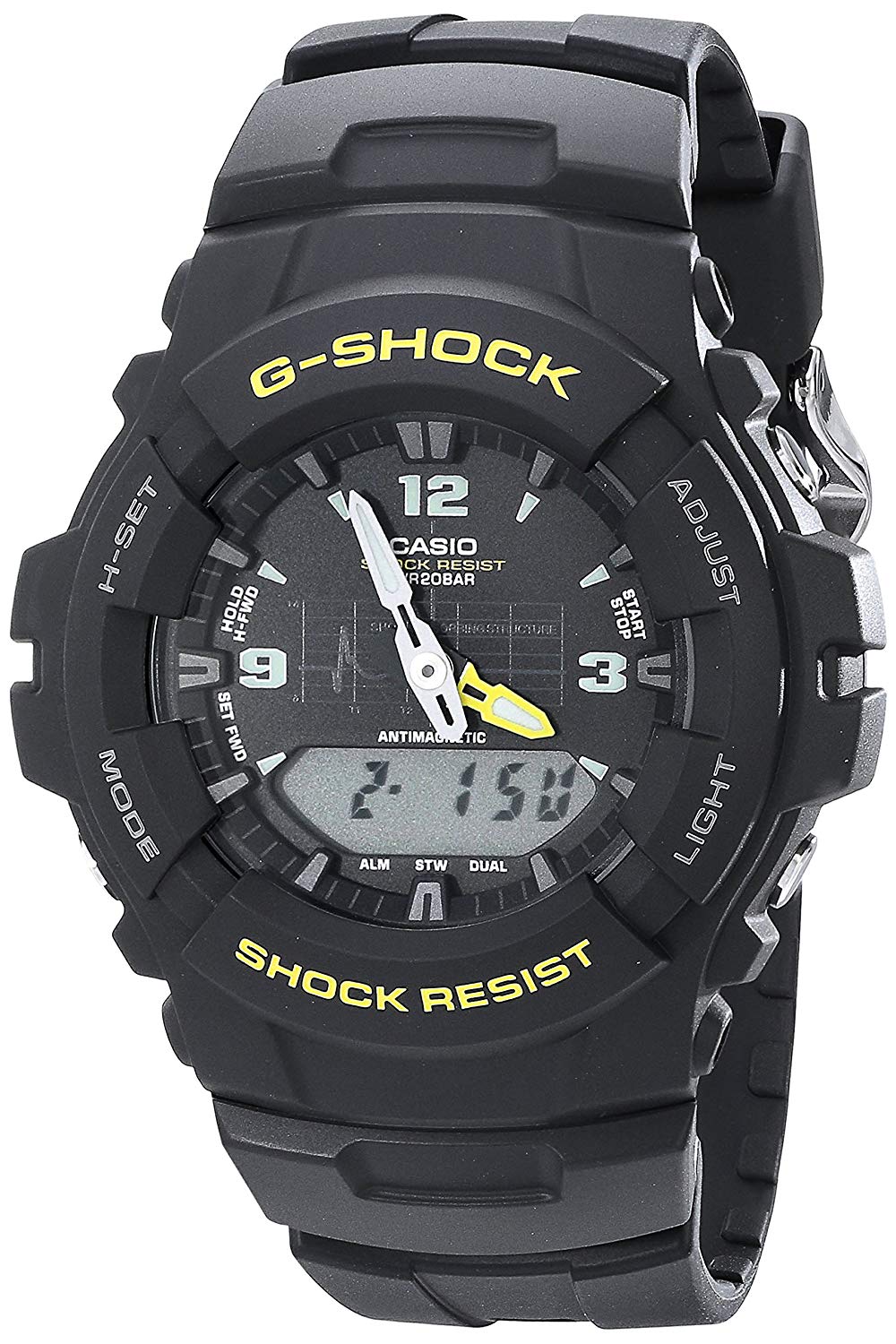 Casio Men's G-Shock Classic Analog-Digital Watch G100-9CM
