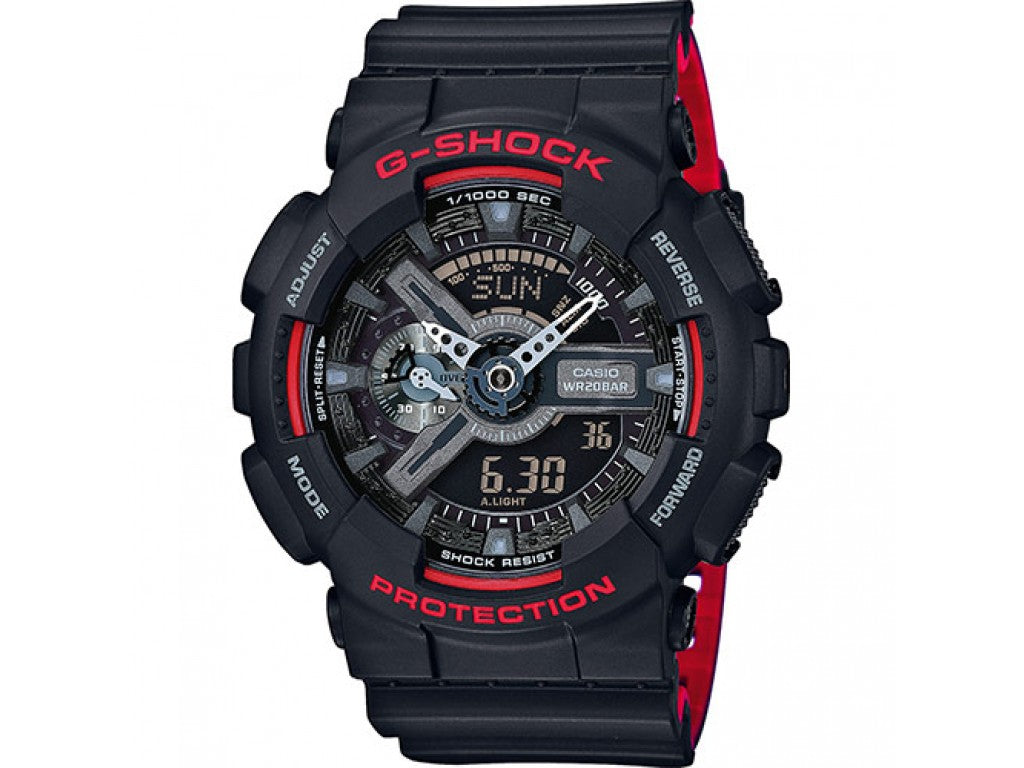 Casio G-Shock Analog-Digital Black Dial Men's Watch GA-110HR-1A