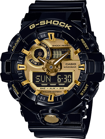 CASIO G-SHOCK WATCH Analog-Digital GA-710GB-1A