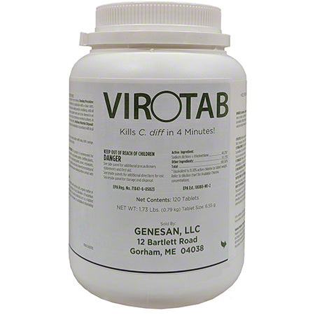 JANITORIAL SUPPLIES CHEMICALS Genesan™ Virotab Disinfecting & Sanitizing Tablets - 120 ct. GK-GEN1112