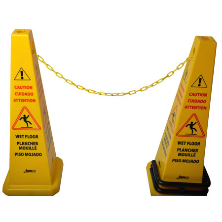 Janitorial Supplies CLEANING Janico Barrier Chain Only For Floor Safety Cone JAN-1072-03