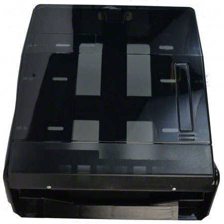 Janitorial Supplies Paper Janico Multi Fold C-Fold Paper Towel Dispenser - Black JAN-2006