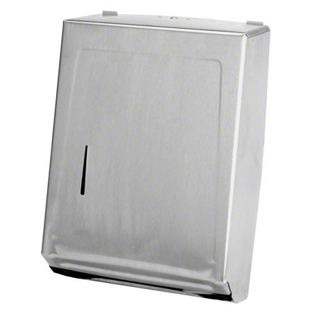 Janitorial Supplies Paper Janico Multi-Fold C-Fold Paper Towel Dispenser - Stainless JAN-2506