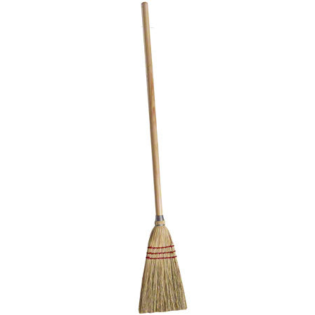 Janitorial Supplies CLEANING Janico Natural Lobby Corn Broom JAN-4049