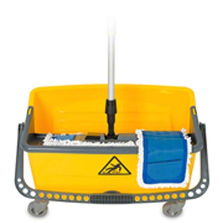 Janitorial Supplies CLEANING Microfiber & More Large 8 Gal. Finish Kit MMO-KIT-PRESS