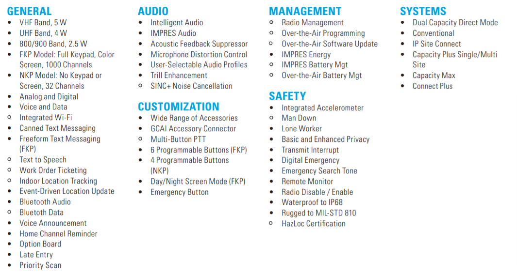MOTOTRBO™ XPR™ 7000e SERIES