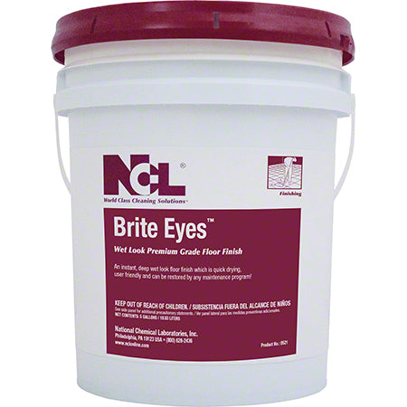 NCL® Brite Eyes Wet Look Floor Finish - 5 Gal. NCL-0521-21