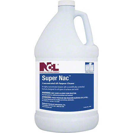 JANITORIAL SUPPLIES CHEMICALS NCL® Super Nac Concentrated All Purpose Cleaner - Gal. NCL-0901-29