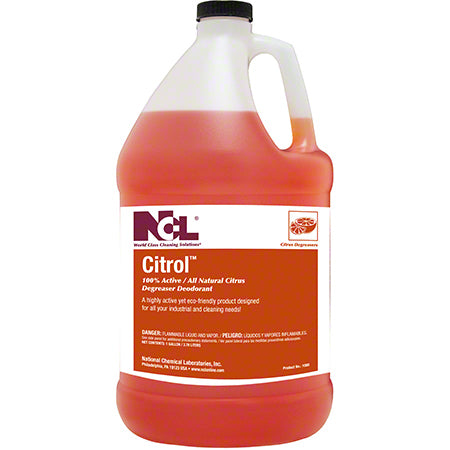 JANITORIAL SUPPLIES CHEMICALS NCL® Citrol Natural Citrus Degreaser Deodorizer - Gal. NCL-1080-14