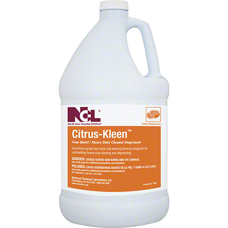 JANITORIAL SUPPLIES CHEMICALS NCL® Citrus Kleen Non-Butyl Heavy Duty Degreaser - Gal. NCL-1095-29