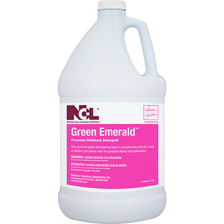 JANITORIAL SUPPLIES CHEMICALS NCL® Green Emerald Premium Dishwash Detergent - Gal. NCL-1100-29