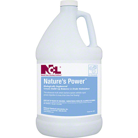 JANITORIAL SUPPLIES CHEMICALS NCL® Nature's Power Grease Remove/Drain Maintainer -Gal. NCL-1825-29