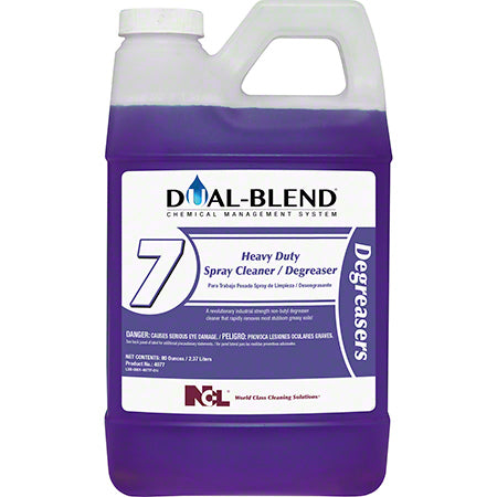 JANITORIAL SUPPLIES CHEMICALS NCL® Dual-Blend® 7 Heavy Duty Spray Cleaner/Degreaser NCL-5077-24