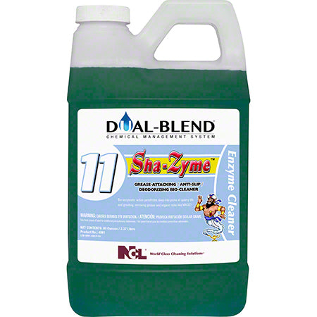 JANITORIAL SUPPLIES CHEMICALS NCL® Dual-Blend® 11 Sha-Zyme™ Enzyme Cleaner - 80 oz. NCL-5081-24