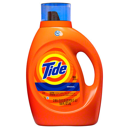 JANITORIAL SUPPLIES CHEMICALS P&G Tide® Liquid 2x HE Laundry Detergent -100 oz. PG-08886