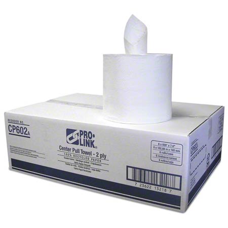 Janitorial Supplies Paper PRO-LINK® Embossed Center Pull Towel - 600' PRL-V-CP602A