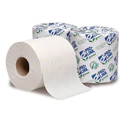 Janitorial Supplies Paper PRO-LINK® Green Certified Toilet Tissue - 4 3/8" x 3 3/4" PRL-E-RR202