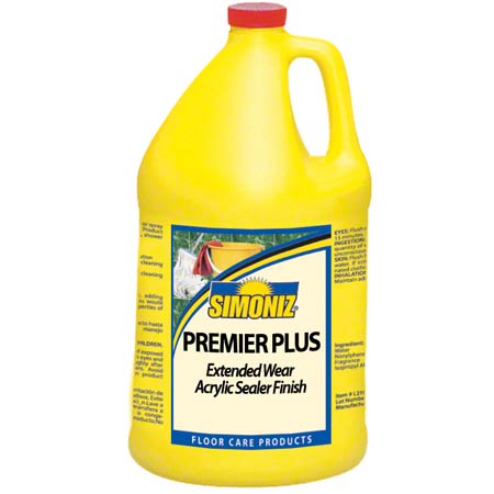 JANITORIAL SUPPLIES CHEMICALS Simoniz® Premier Plus Floor Finish - Gal. SMZ-CS0653004