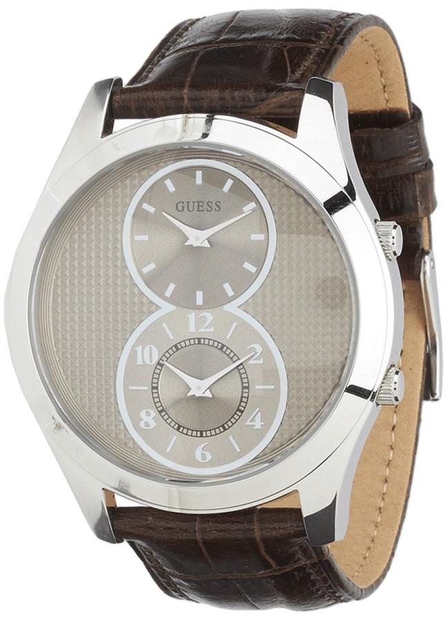 GUESS Men Designer Leather Watch model U0376G2