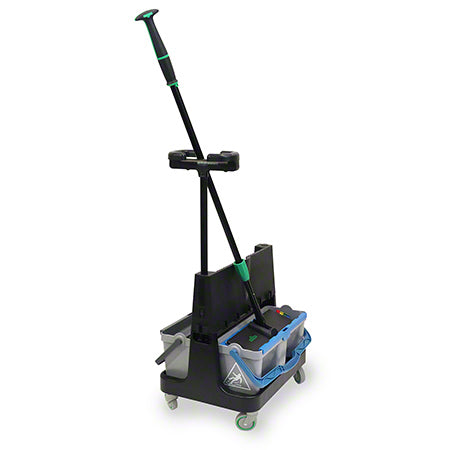 Janitorial Supplies CLEANING Unger® OmniClean Dual Bucket Kit - Black/Blue UNG-CLBK1