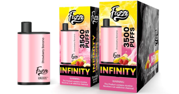 E-CIGARETTES Fuzze INFINITY 3500 Puff Strawberry Banana