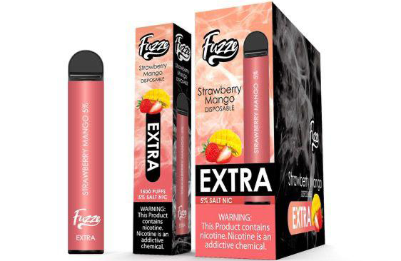 E-CIGARETTES Fuzze Extra 1500 Puffs Strawberry Mango